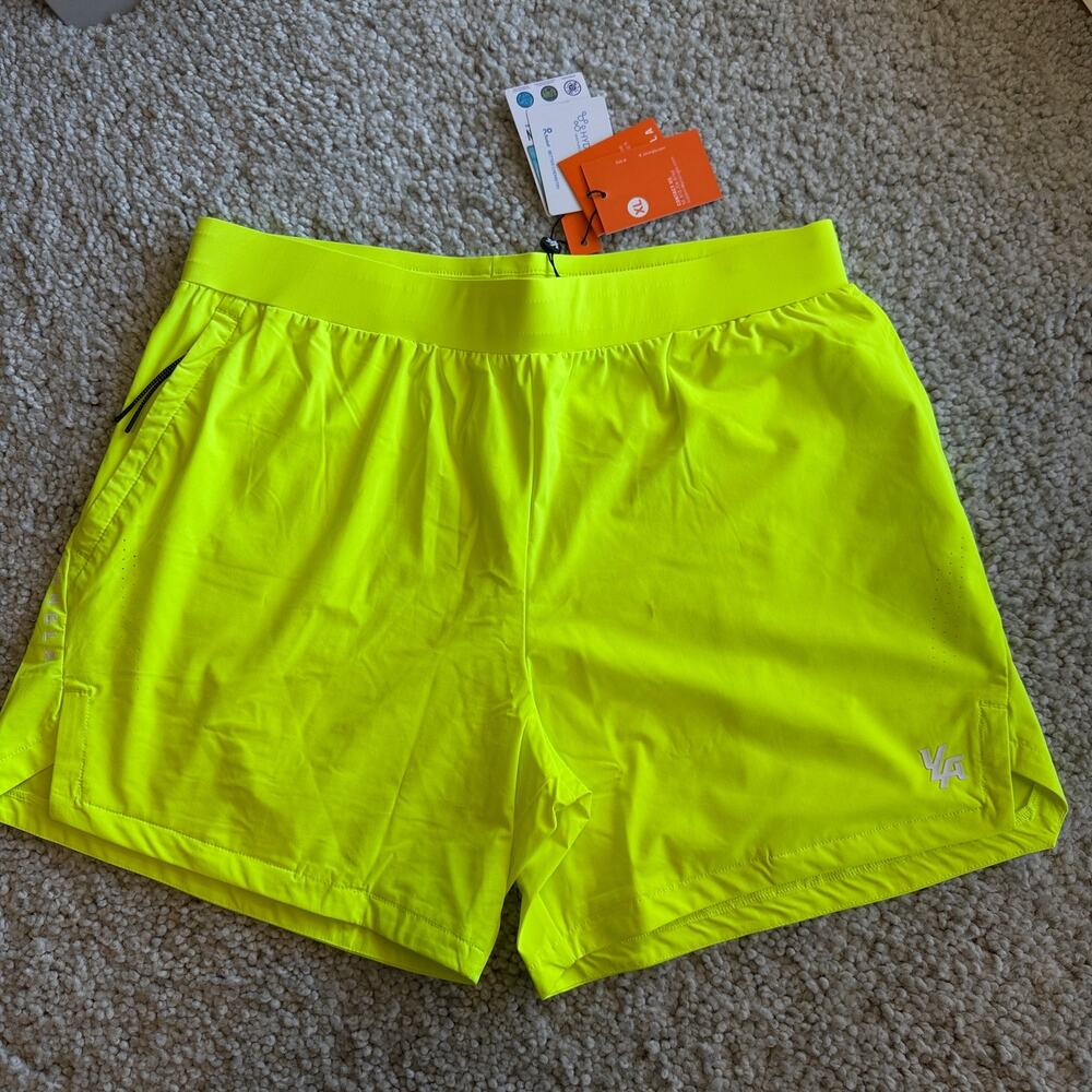 Men's YoungLA (SoldOut)1018  CoreTrainingShorts XL NWT, NeonYellow
